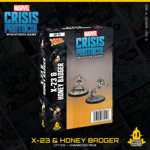 Marvel Crisis Protocol - X-23 & Honey Badger ( CP71 )