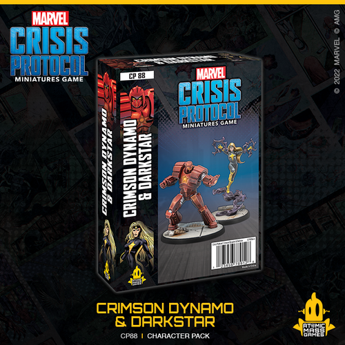 Marvel Crisis Protocol - Crimson Dynamo & Darkstar ( CP88 )