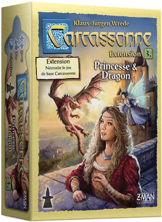 Carcassonne: Exp 3 - Princesse et Dragons