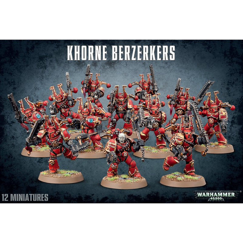 Chaos Space Marines Khorne Berzerkers ( 43-10 ) - Used
