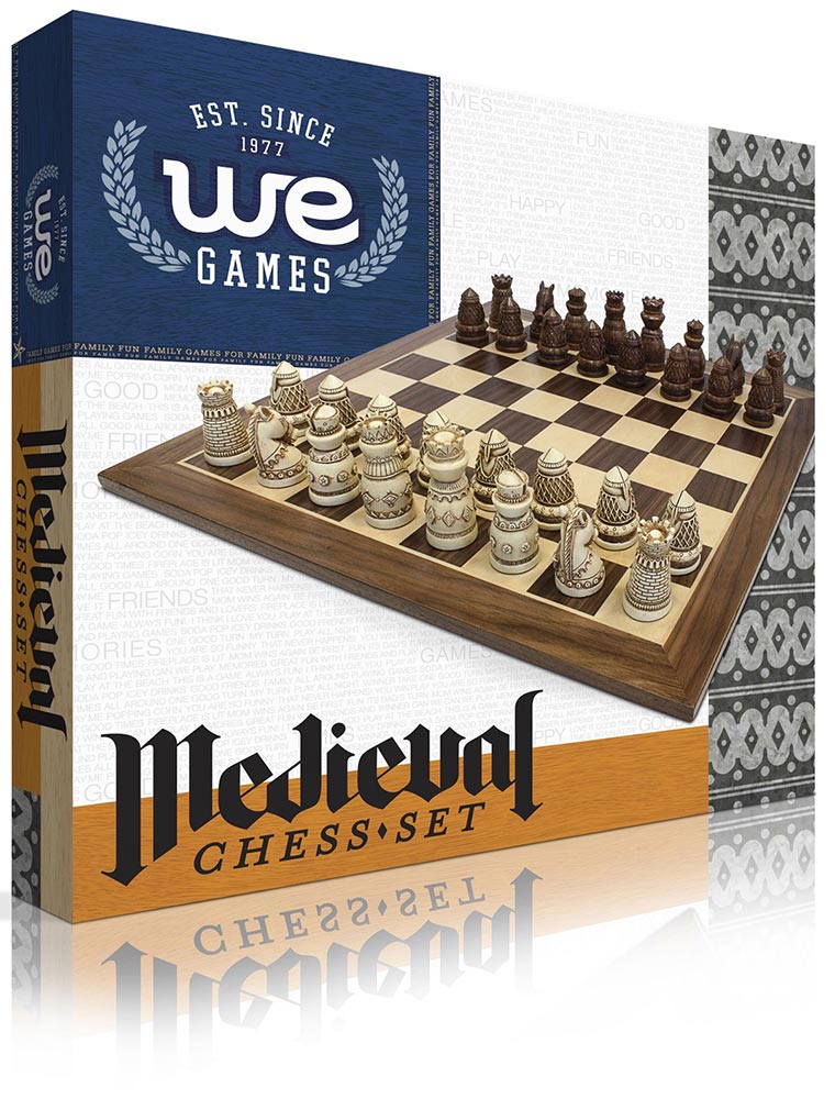 Chess Set Medieval 15"