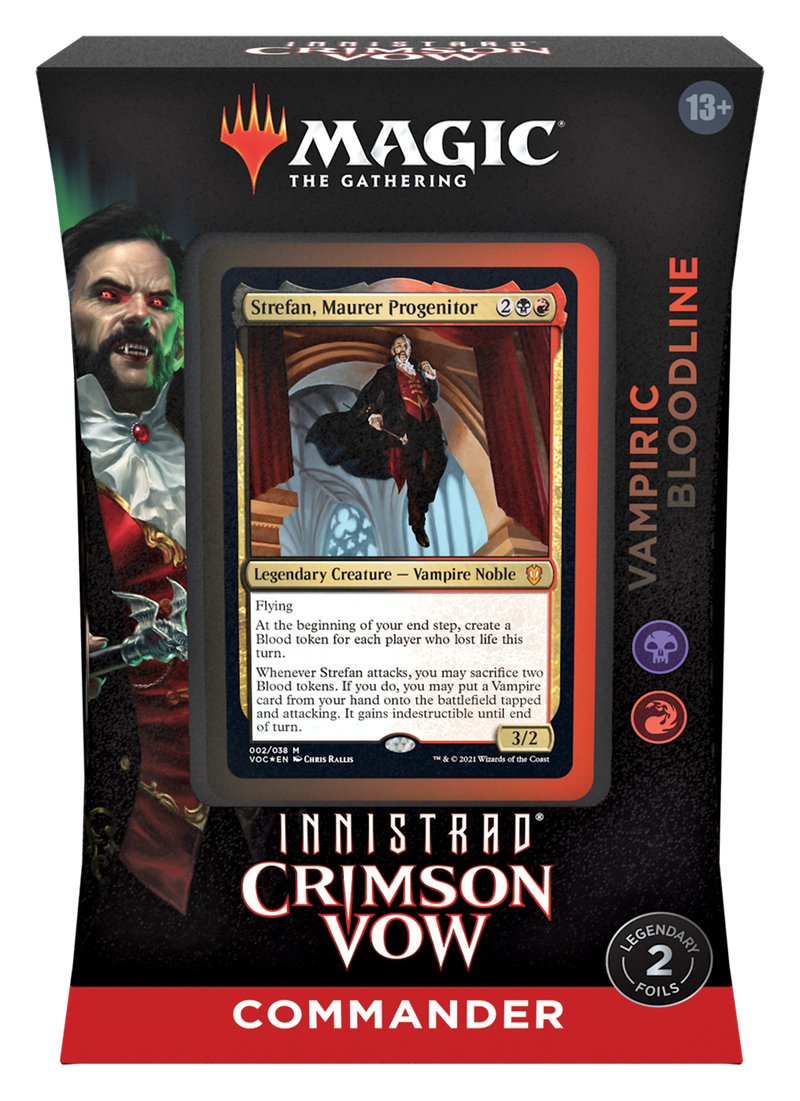 Innistrad: Crimson Vow Commander Deck - Vampire Bloodline (Black-Red)