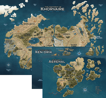 D&D: Game Mat - Eberron: Nations for Khorvaire