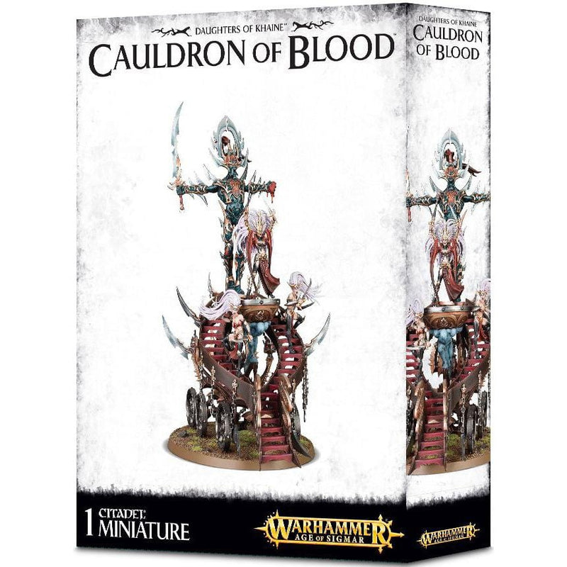 Daughters Of Khaine Cauldron Of Blood Slaughter Queen / Hag Queen / Bloodwrack Shrine ( 85-16-W ) - Used