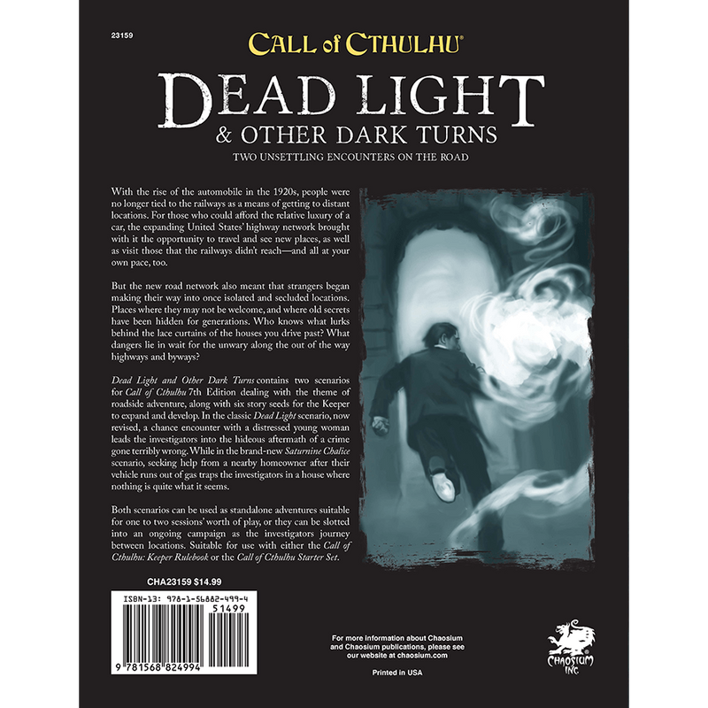 Call Of Cthulhu 7th - Dead Light & Other Dark Turns