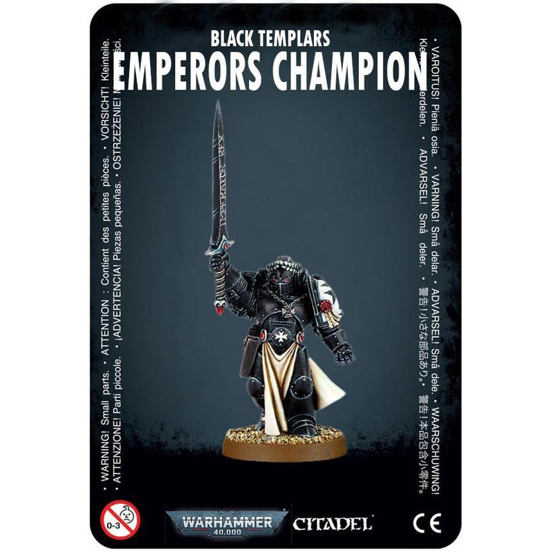 Black Templars Emperor's Champion (Metal) ( 55-46-MR ) - Used