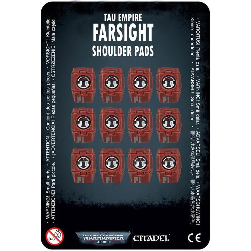 Tau Empire Farsight Enclave Fire Warriors Shoulder Pads ( 3022-W )