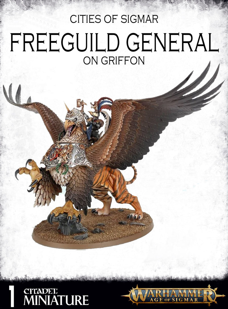 Cities of Sigmar Freeguild General / Battlemage on Griffon ( 86-18-W )