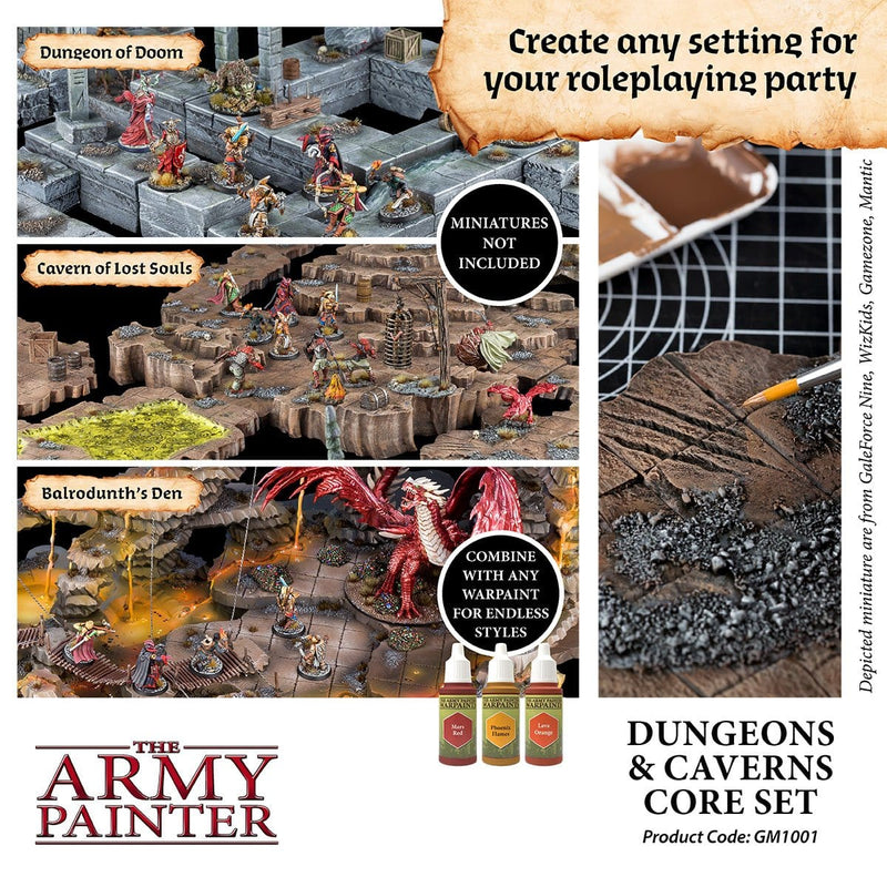 Army Painter Gamemaster - Dungeons and Caverns Core Set ( GM1001 )
