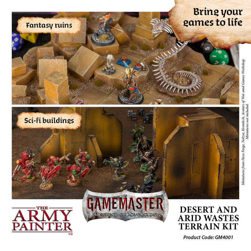 Army Painter Gamemaster - Desert & Arid Wastes Terrain Kit ( GM4001 )
