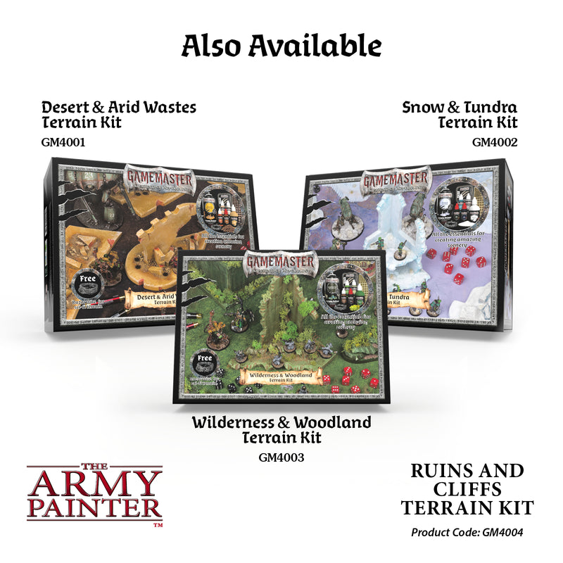 Army Painter Gamemaster - Ruins & Cliffs Terrain Kit ( GM4004 )