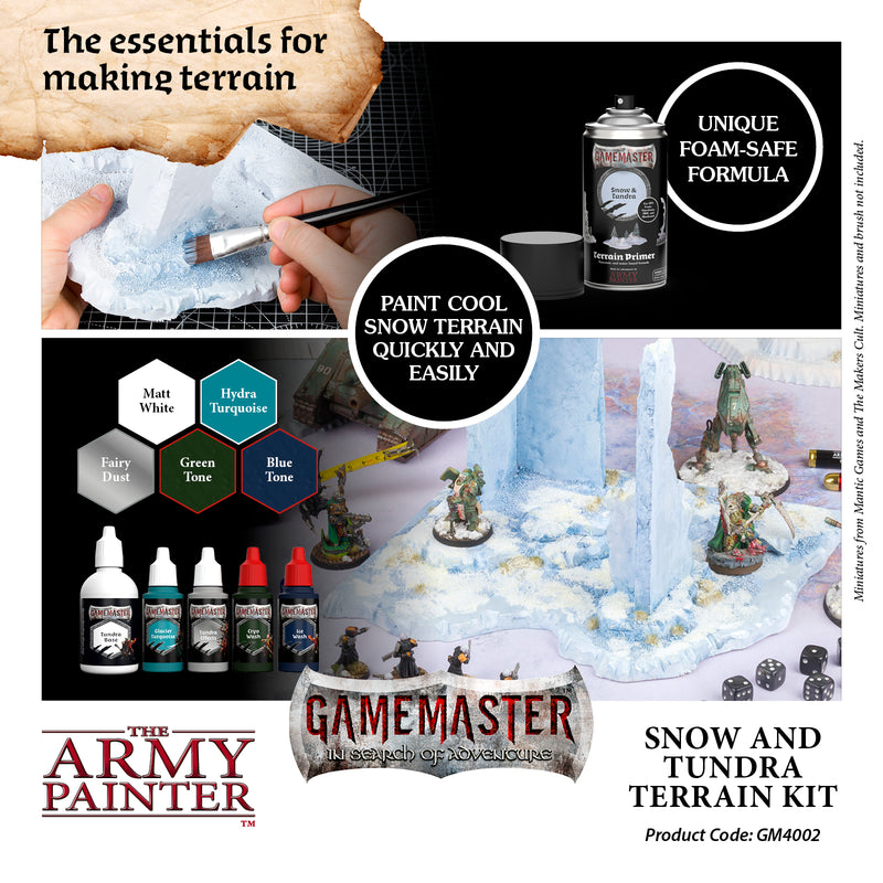 Army Painter Gamemaster - Snow & Tundra Terrain Kit ( GM4002 )