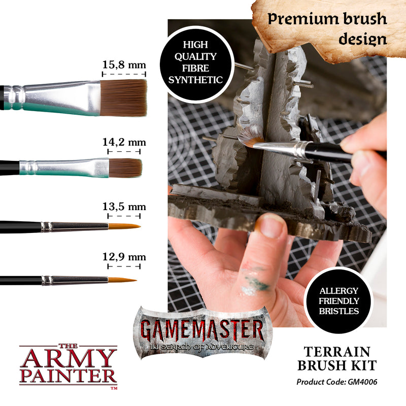Army Painter Gamemaster Terrain Brush Kit ( GM4006 )