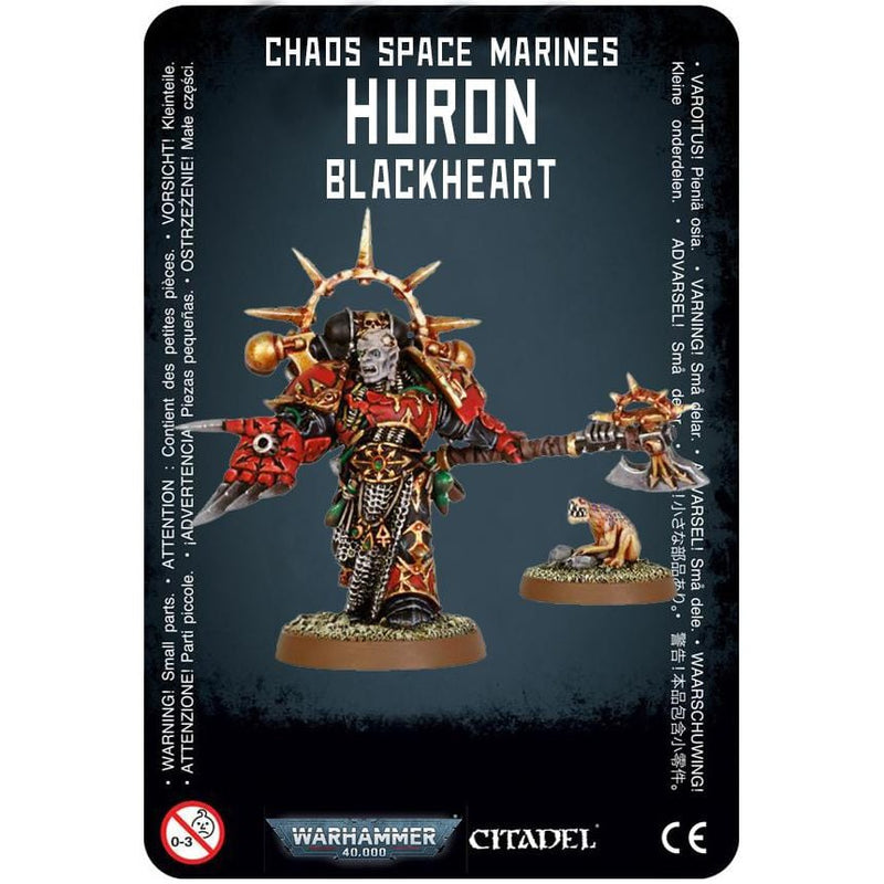 Chaos Space Marines Red Corsairs Huron Blackheart ( 43-61-W ) - Used