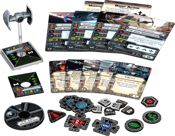V1 Star Wars X-Wing - Inquisitors' TIE Expansion Pack ( SWX40 ) - Used