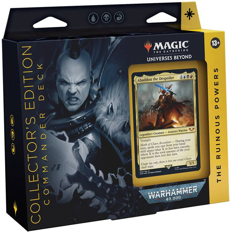 Universes Beyond: Warhammer 40,000 - Collector’s Edition Commander Deck The Ruinous Powers