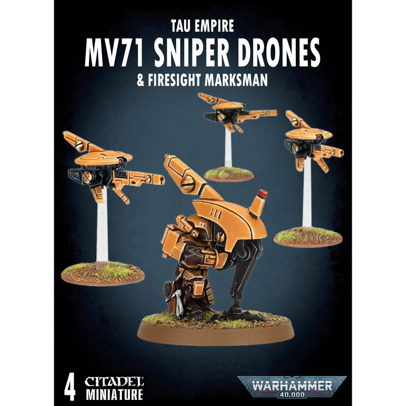 Tau Empire MV71 Sniper Drones & Firesight Marksman ( 56-00-W )