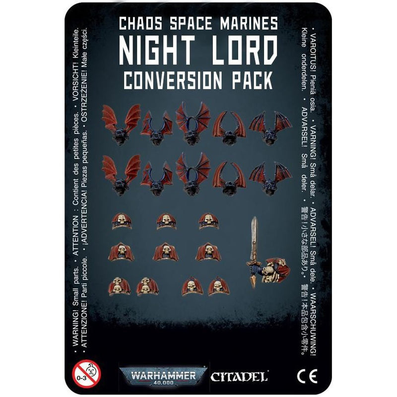 Chaos Space Marines Night Lords Conversion Pack ( 2022-W )