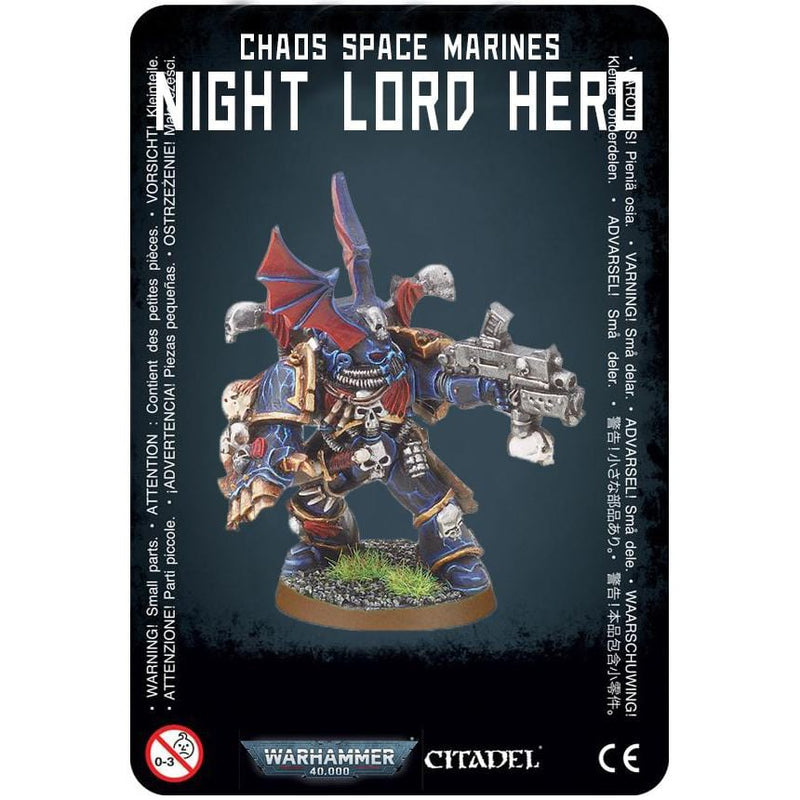 Chaos Space Marines Night Lords Hero ( 2082-W )