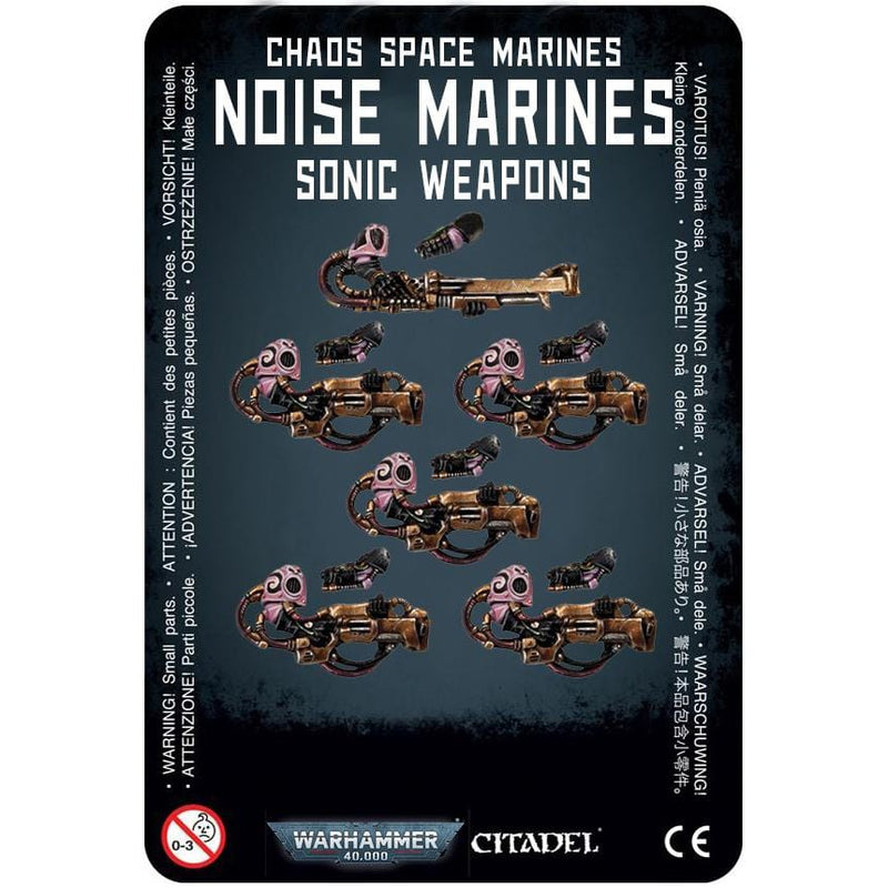 Chaos Space Marines Noise Marine Sonic Weapons ( 2020-W )