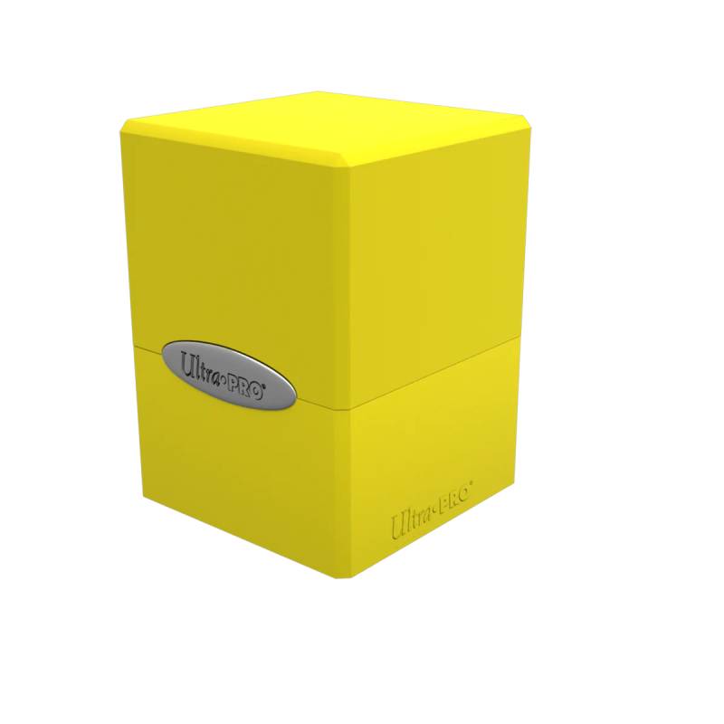 Deck Box: Lemon Yellow Satin Cube (100ct)