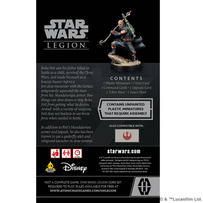 Star Wars: Legion: Boba fett (Daimyo) Operative Expansion ( SWL104EN )