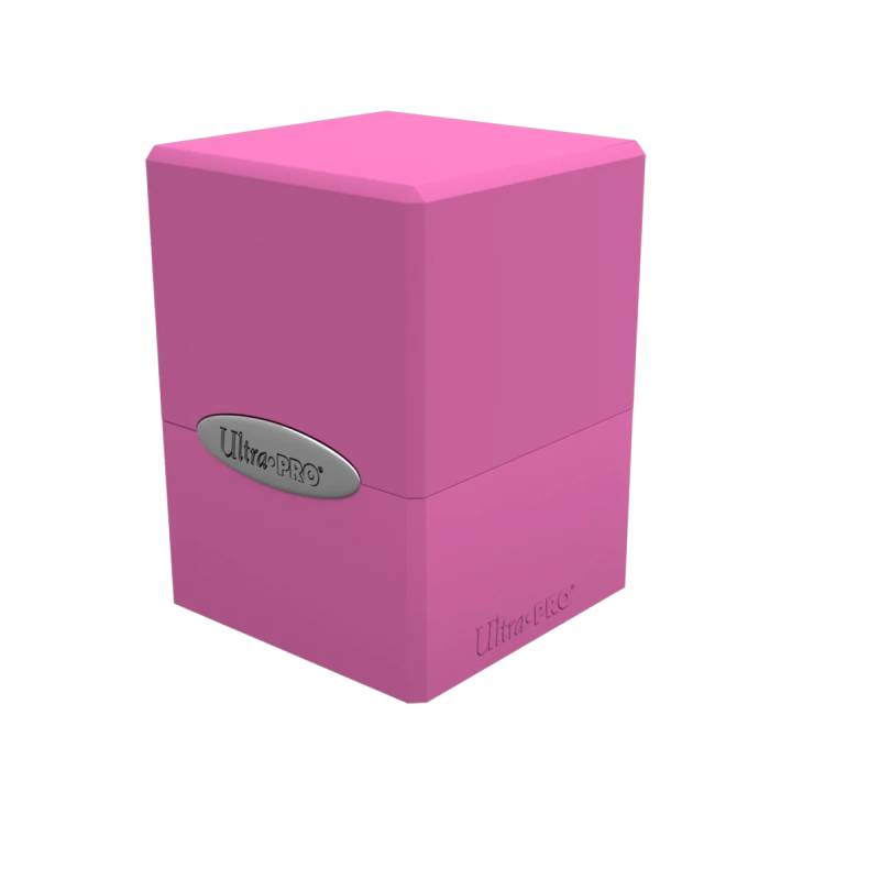 Deck Box: Hot pink Satin Cube (100ct)