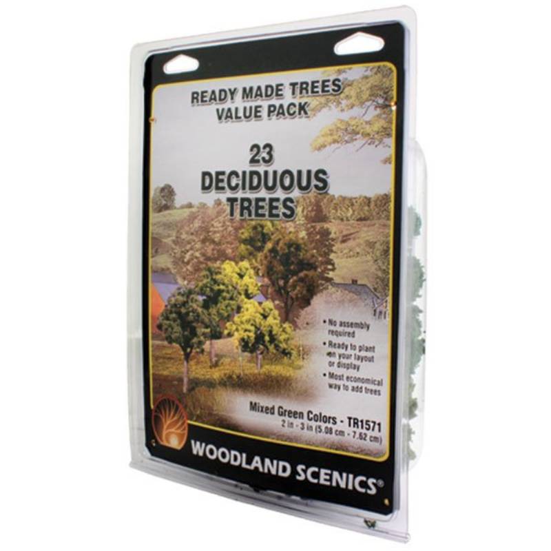 Ready Made Trees: Deciduous Mixed Green - 23 Trees