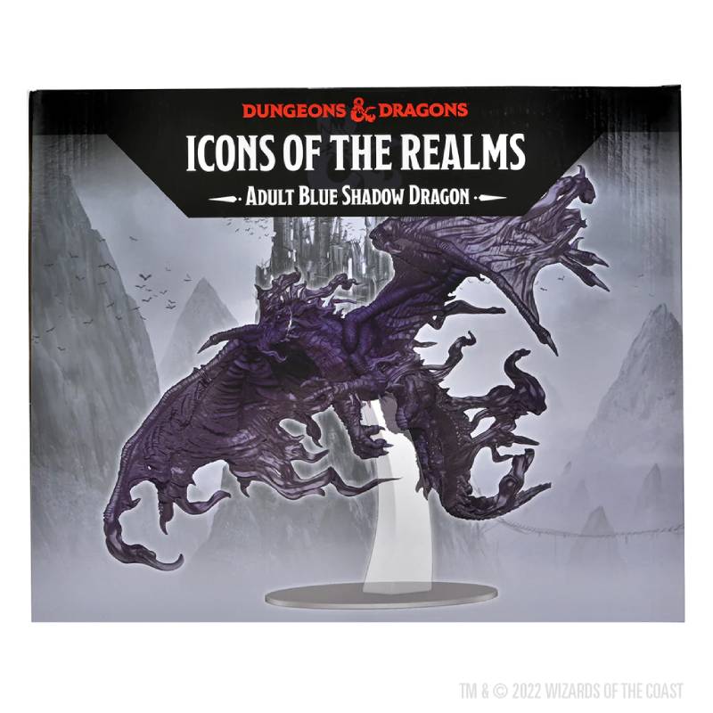 D&D Icons of the Realms: Adult Blue Shadow Dragon ( 96220 )
