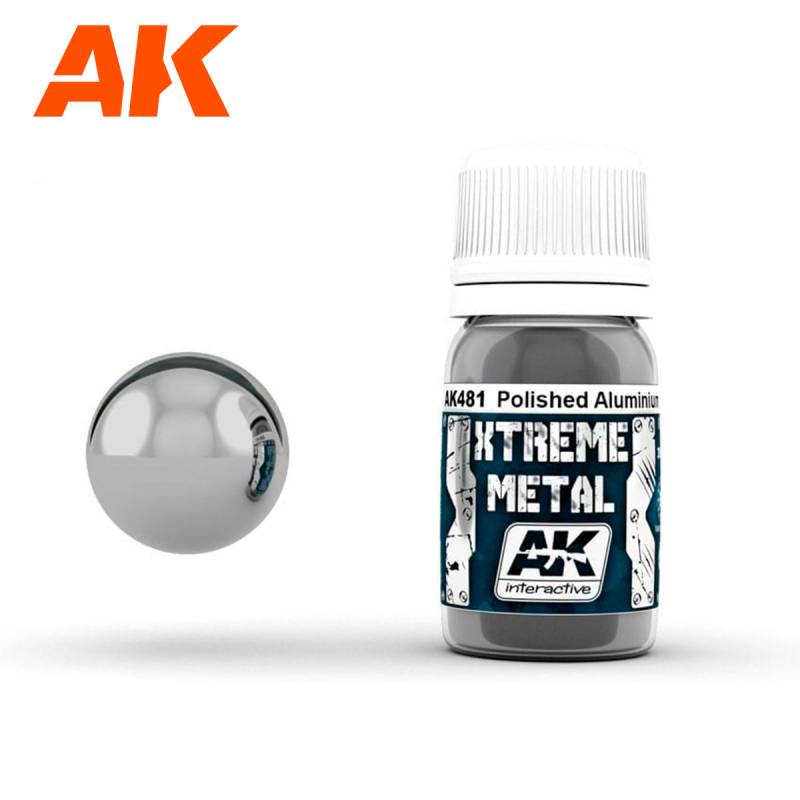 AK Acrylic 3G Metallic - Xtreme Metal Polished Aluminium 30ml ( AK481 )