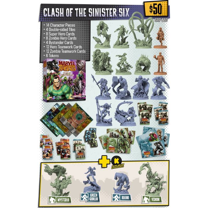 Zombicide Marvel Zombies: Clash of the Sinister Six