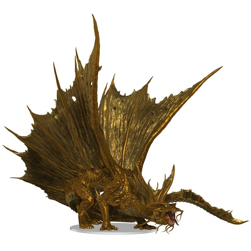 D&D Premium Figures - Adult Gold Dragon ( 96116 )