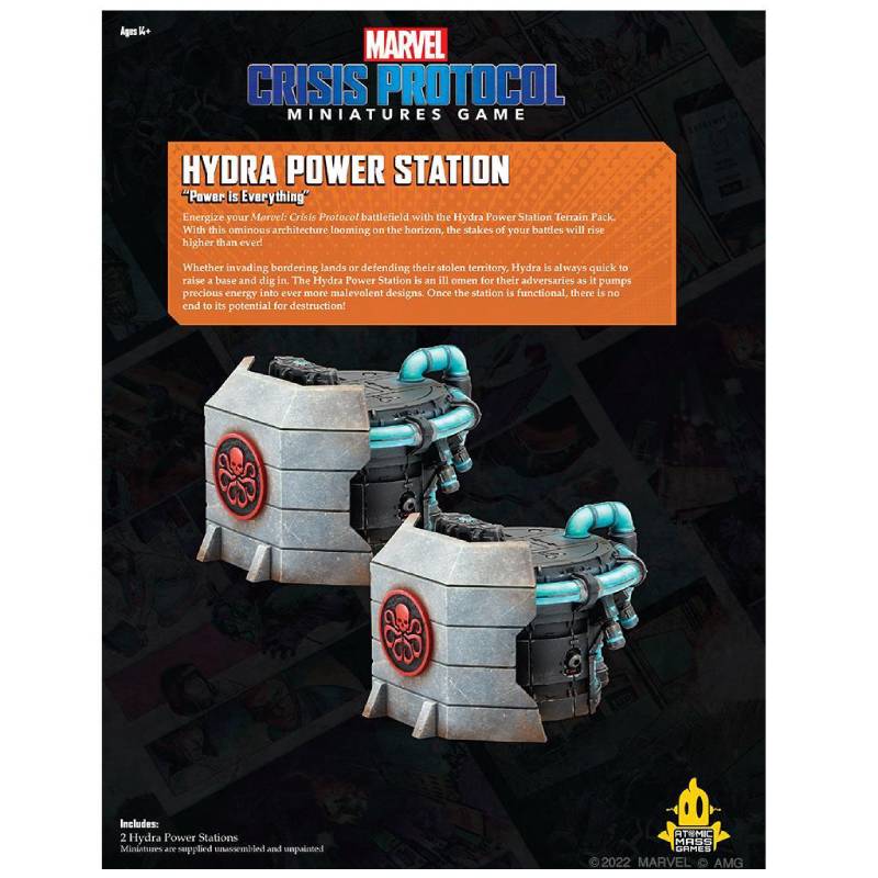 Marvel Crisis Protocol - Hydra Power Station Terrain Pack ( CP178 )