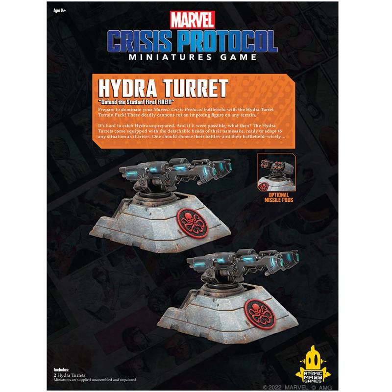 Marvel Crisis Protocol - Hydra Turret Terrain Pack ( CP179 )
