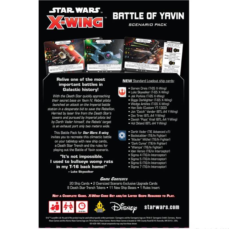 Star Wars: X-Wing - Battle of Yavin Scenario Pack ( SWZ96 )