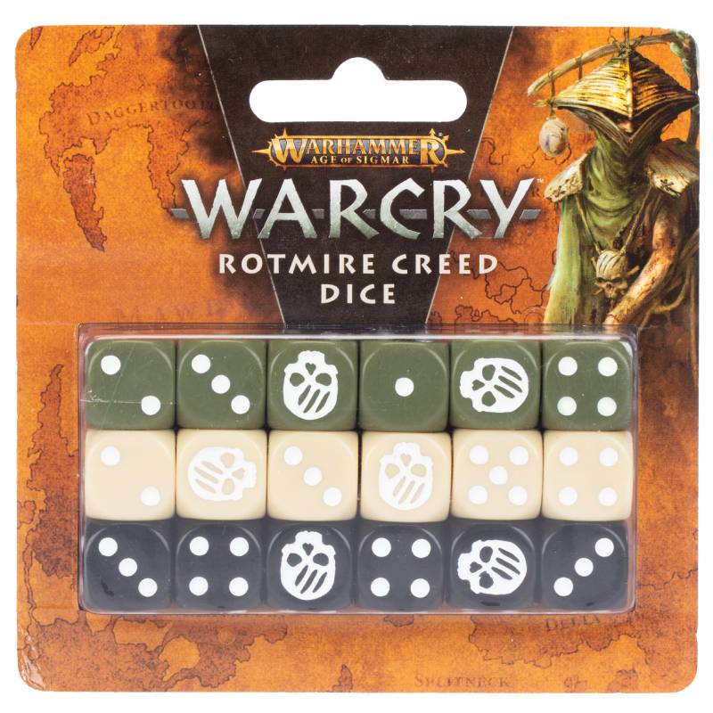 Warcry Dice: Rotmire Creed ( 111-90 )