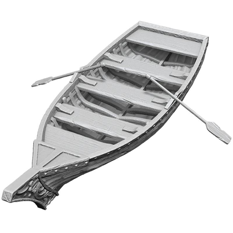 Wizkids Unpainted Minis Wave 18 - Rowboat & Oars ( 90503 )