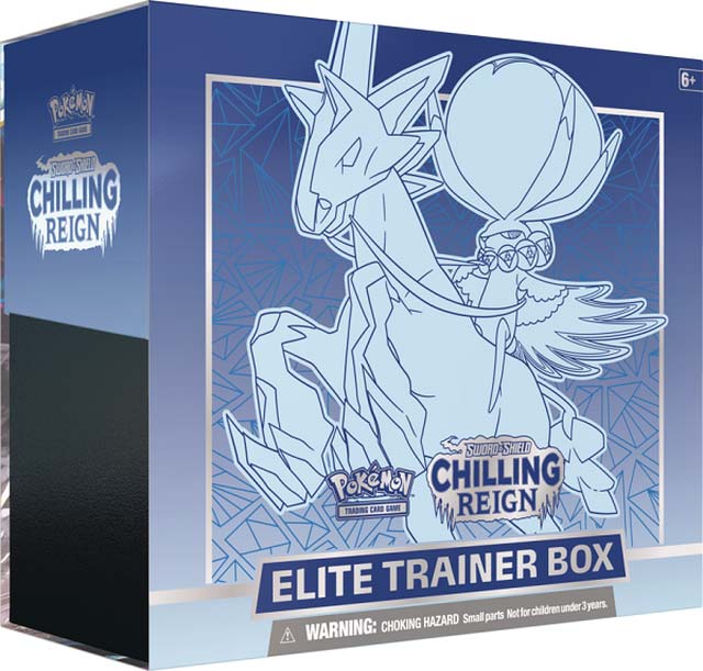 Pokemon Elite Trainer Box - Sword & Shield: Chilling Reign (Ice Rider Calyrex)
