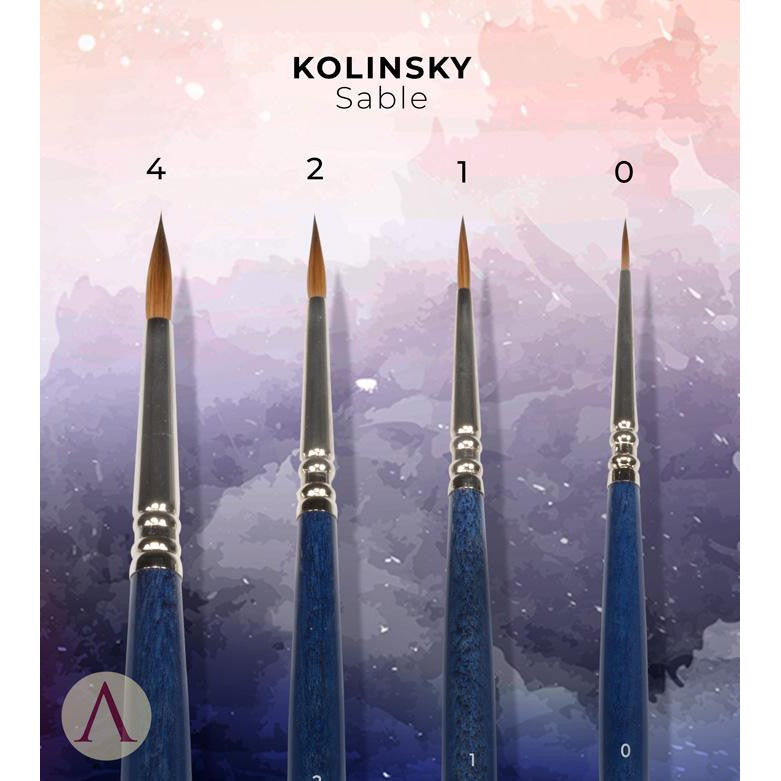 Scalecolor Brushes Miniatures Basic Kolinsky Sable ( SBR-02 )