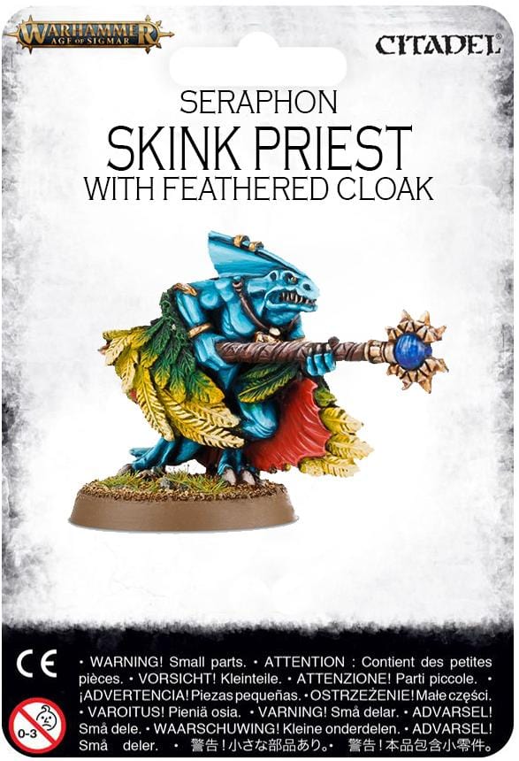 Seraphon Skink Priest with Feathered Cloak ( 8016-W )