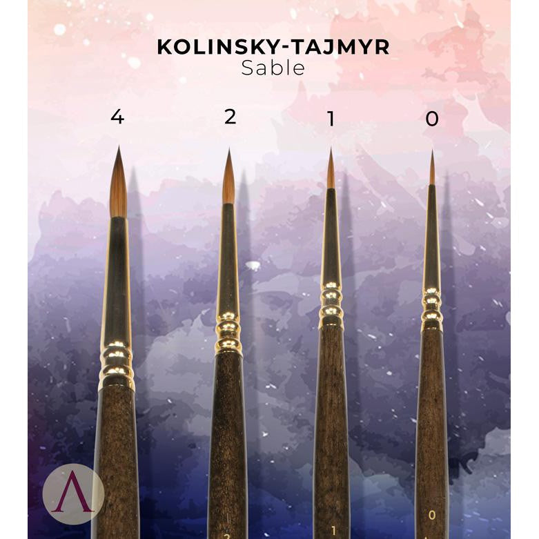 Scalecolor Brushes Miniatures Luxury Kolinsky-Tajmyr Sable ( SBR-03 )