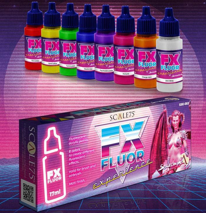 Scalecolor - FX Fluor Experience Paint Set ( SSE-052 )