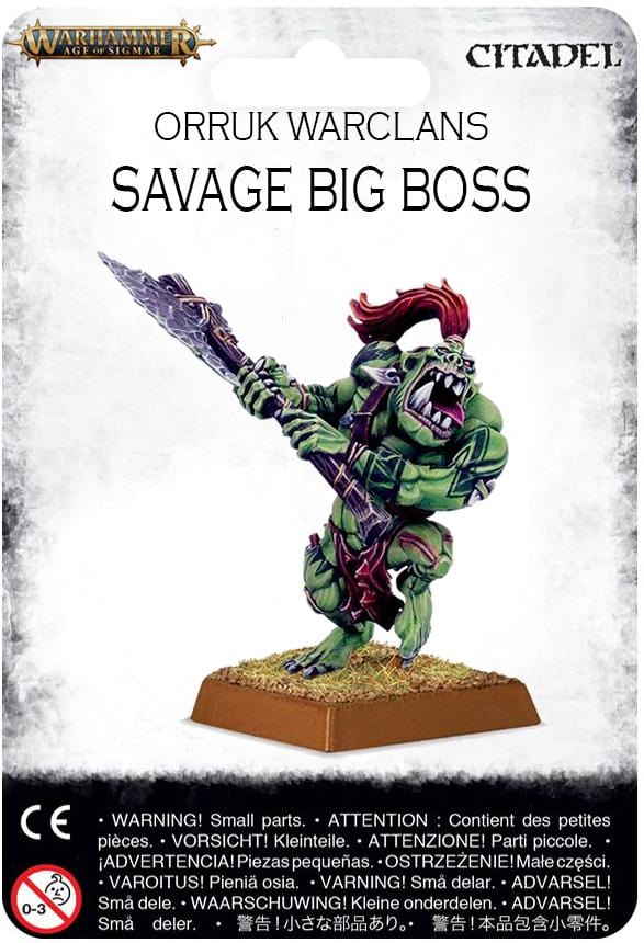 Orruk Warclans Savage Big Boss ( 89-13-W )