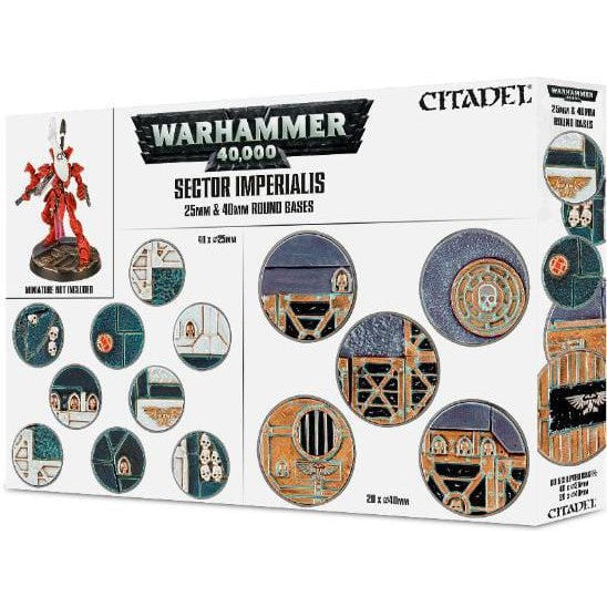 Citadel Sector Imperialis Round Bases 25 & 40mm ( 66-92 )