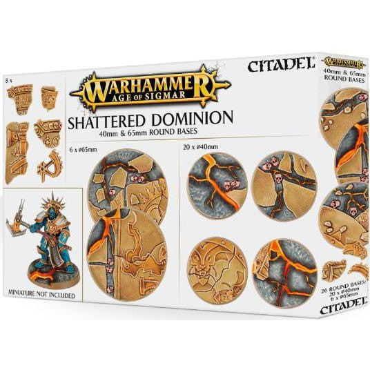 Citadel Shattered Dominion Round Bases 40 & 65mm ( 66-97 )