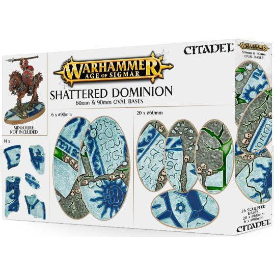 Citadel Shattered Dominion Oval Bases 60 & 90mm ( 66-98 )