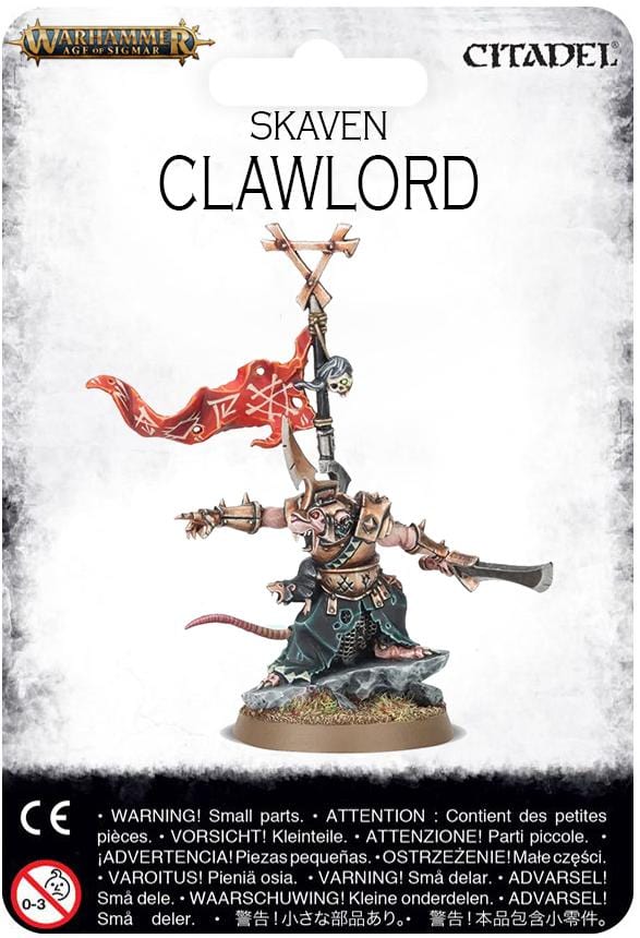 Skaven Clawlord Warlord ( 90-19-W )