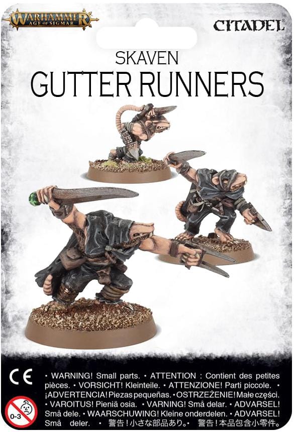 Skaven Gutter Runners (Metal) ( 6067-MW )
