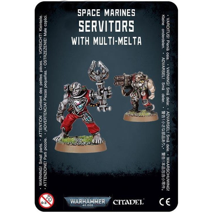 Space Marines Servitors with Multi-Melta ( 1346-W )
