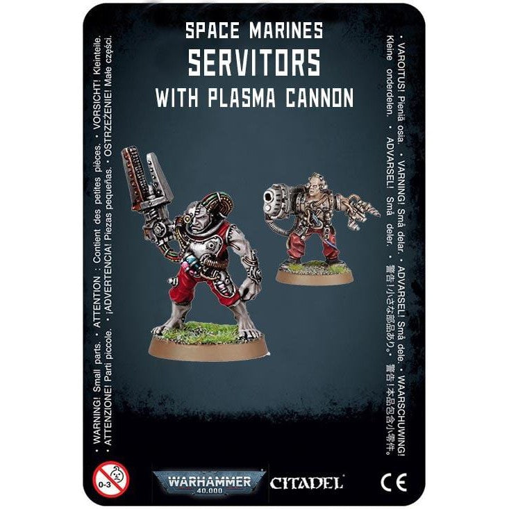 Space Marines Servitors with Plasma Cannon ( 7021-W )